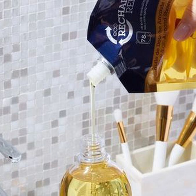Almond shower oil refill