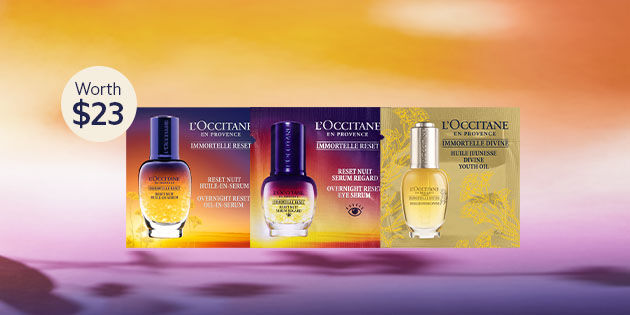 FREE 3PC IMMORTELLE SKIN CARE