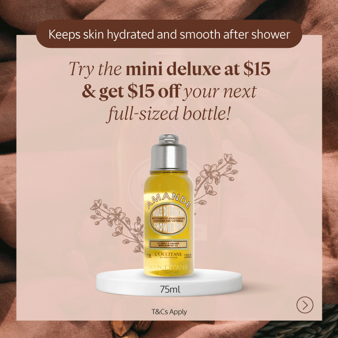Almond Bodycare Routine L'Occitane Singapore