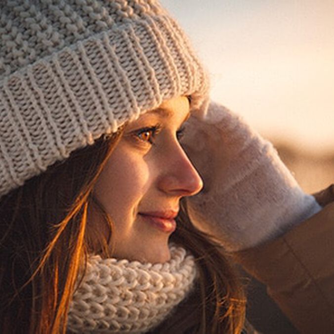 winter cold weather woman