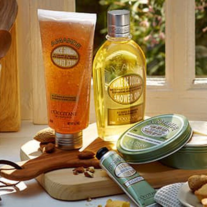 Almond shower products - L'Occitane