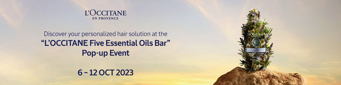 L&rsquo;OCCITANE Five Essential Oils Bar Pop-up Event​

