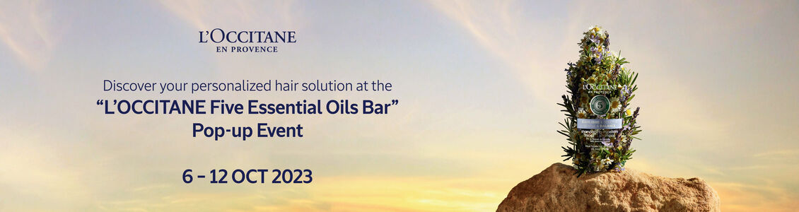 L’OCCITANE Five Essential Oils Bar Pop-up Event