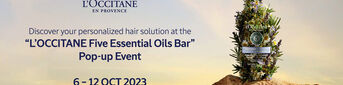 L&rsquo;OCCITANE Five Essential Oils Bar Pop-up Event​

