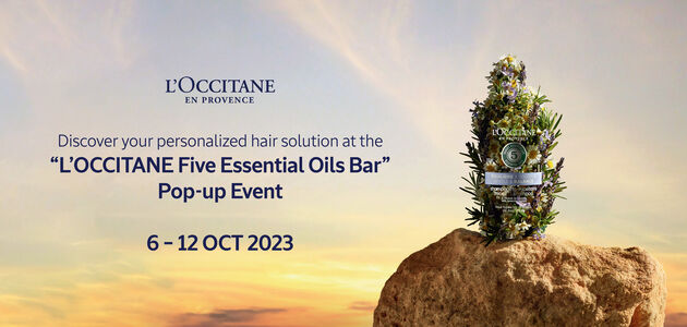L’OCCITANE Five Essential Oils Bar Pop-up Event