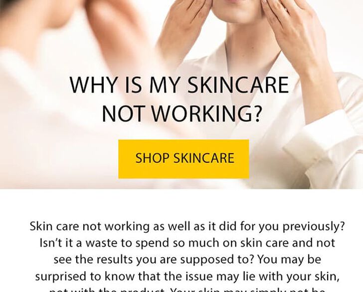 WHY MY SKINCARE IS NOT WORKING?