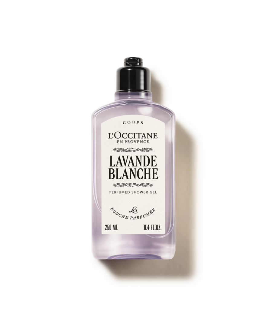view 1/2 of Lavande Blanche (White Lavender) Perfumed Shower Gel, , RECT