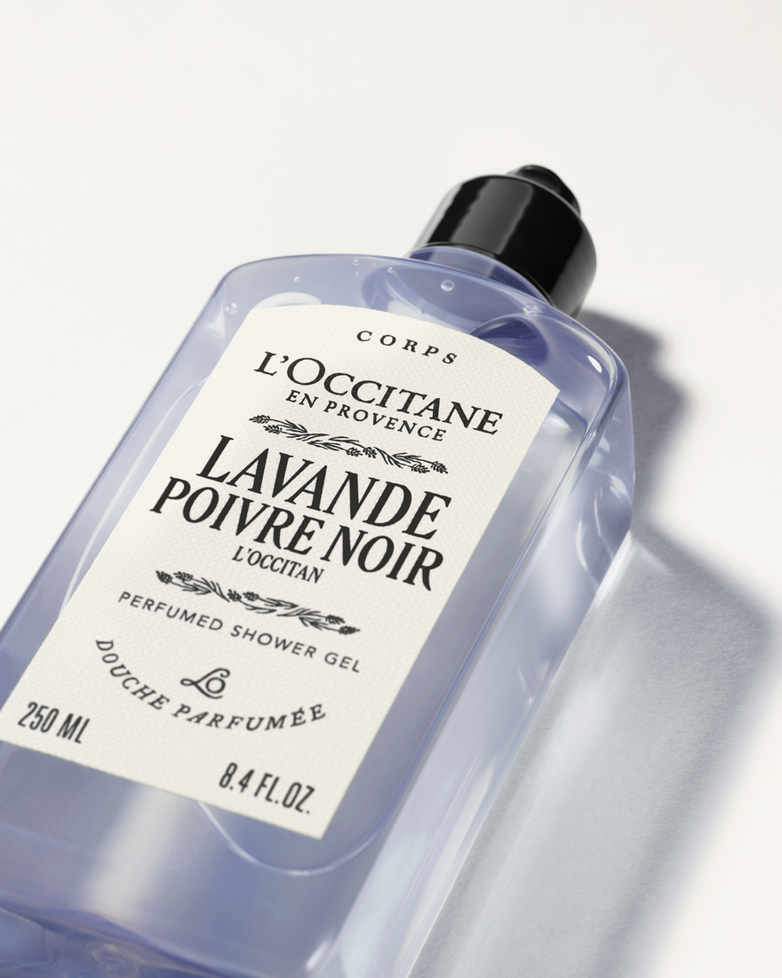 view 2/2 of Lavande Poivre Noir (L&rsquo;Occitan) Perfumed Shower Gel, , RECT