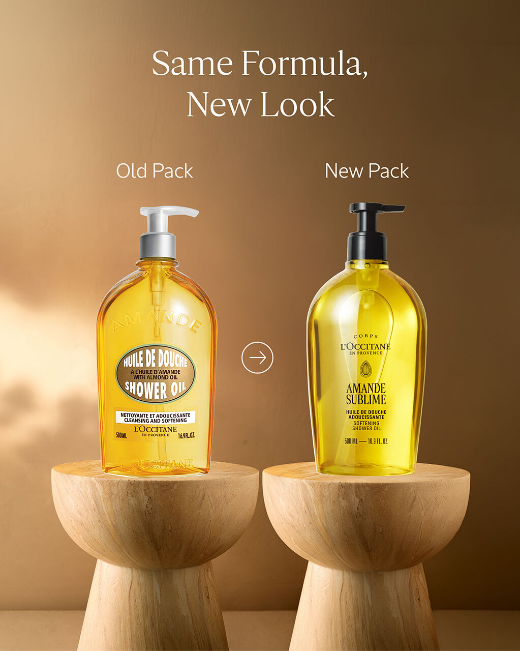Almond Softening Shower Oil 500ml | L'Occitane Singapore