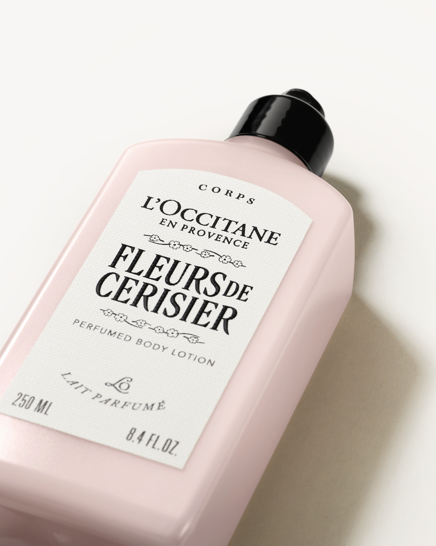 view 2/2 of Fleurs de Cerisier (Cherry Blossom) Perfumed Body Lotion, , RECT