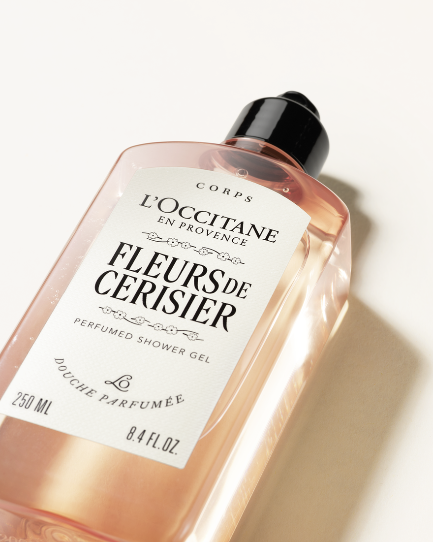 view 2/2 of Fleurs de Cerisier (Cherry Blossom) Perfumed Shower Gel, , RECT