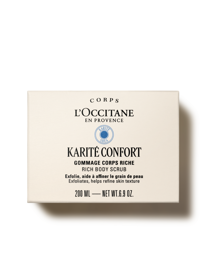 Shea Rich Body Scrub, RECT (2) 200 ml | L&rsquo;OCCITANE Singapore