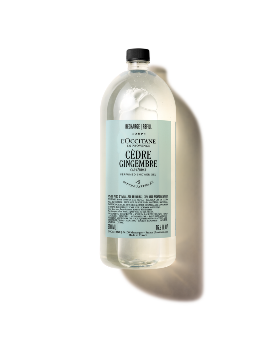 view 1/1 of C&egrave;dre Gingembre Perfumed Shower Gel Refill, , RECT