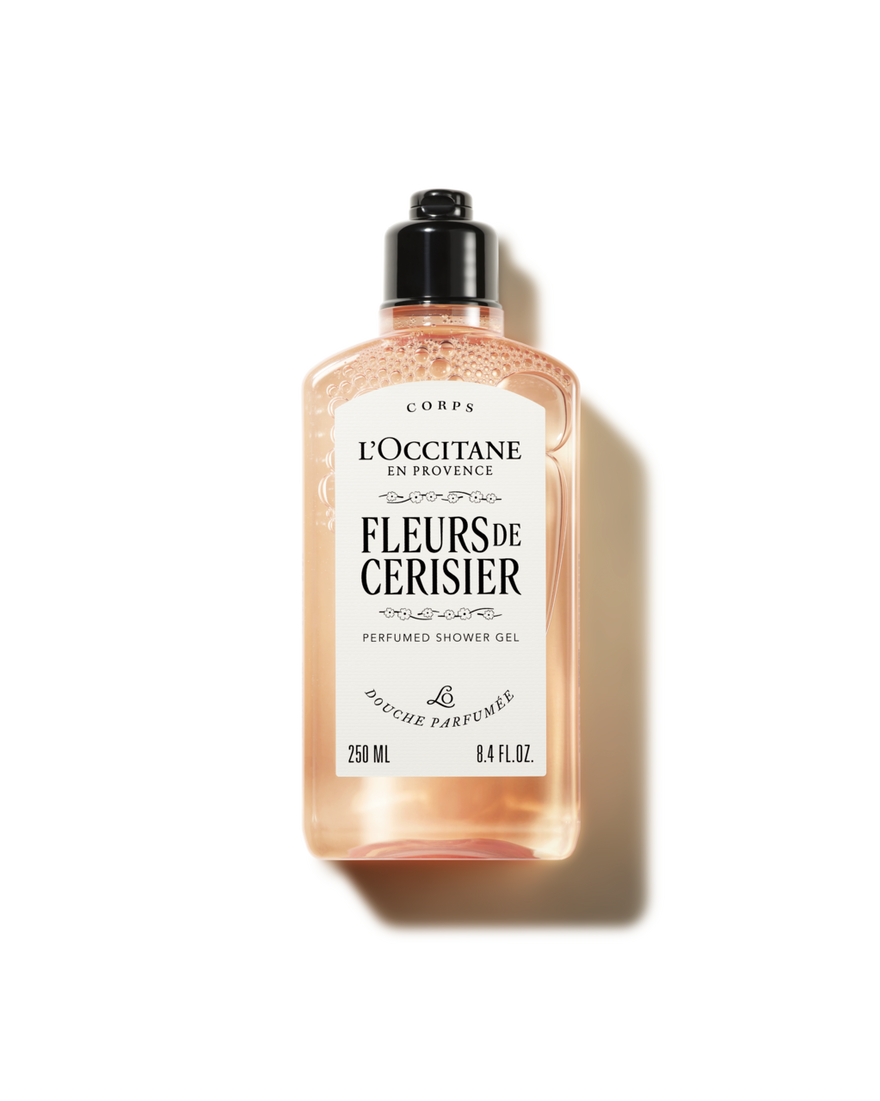 view 1/2 of Fleurs de Cerisier (Cherry Blossom) Perfumed Shower Gel, , RECT