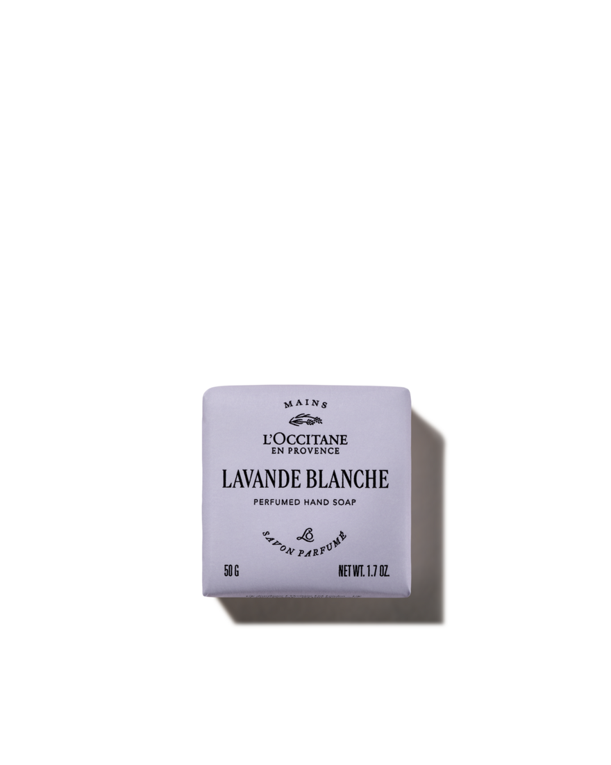 Lavande Blanche (White Lavender) Perfumed Soap 50 g | L&rsquo;OCCITANE Singapore