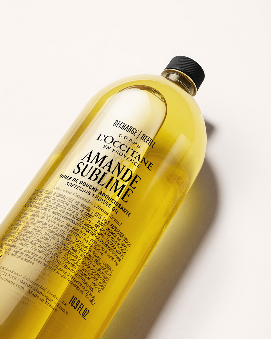 view 2/10 of Almond Softening Shower Oil Refill, , SGRECT