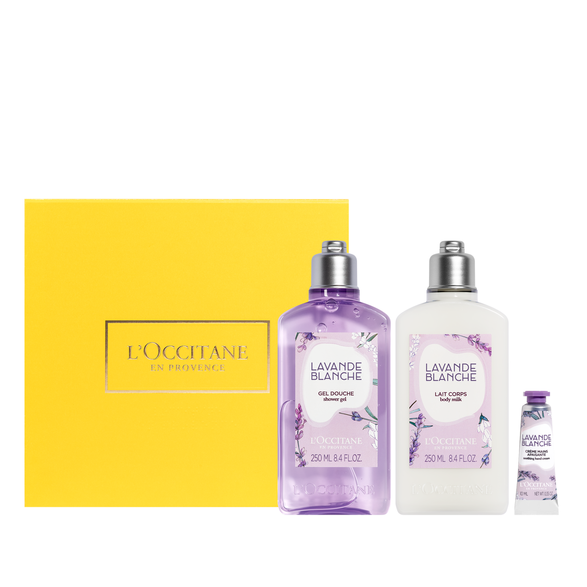 White Lavender Trio Set | L'Occitane Singapore White Lavender Trio Set | L'Occitane Singapore