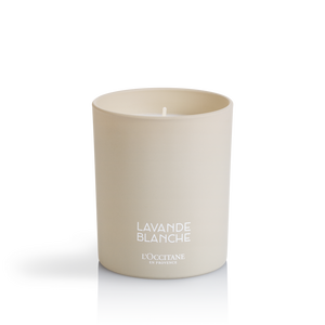 White Lavender Candle 180 g | L’OCCITANE Singapore