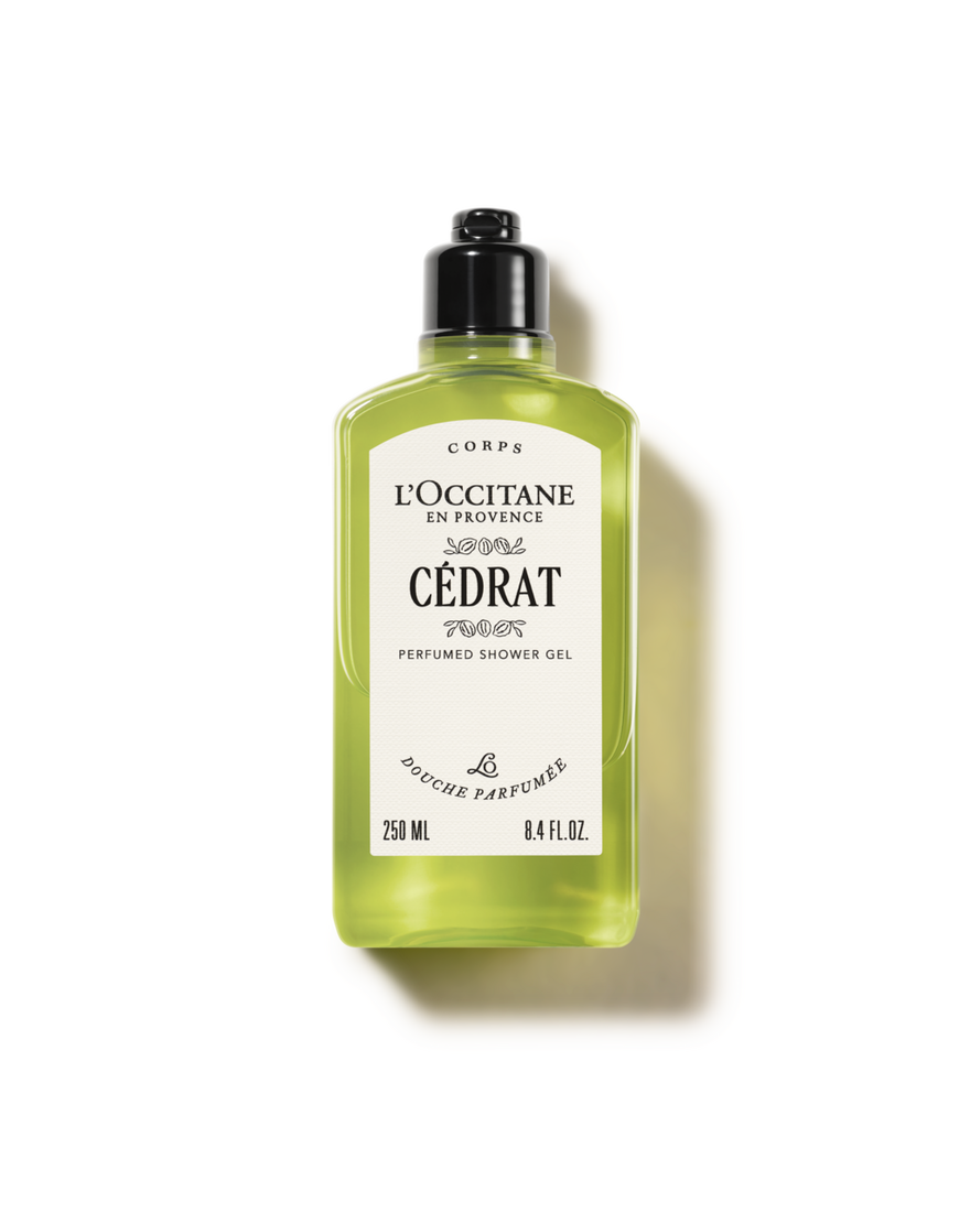 C&eacute;drat Perfumed Shower Gel 250 ml | L&rsquo;OCCITANE Singapore