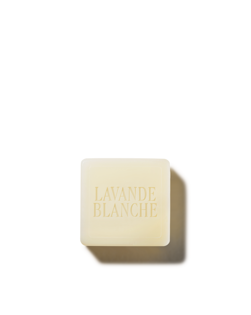 view 3/4 of Lavande Blanche (White Lavender) Perfumed Soap, , RECT