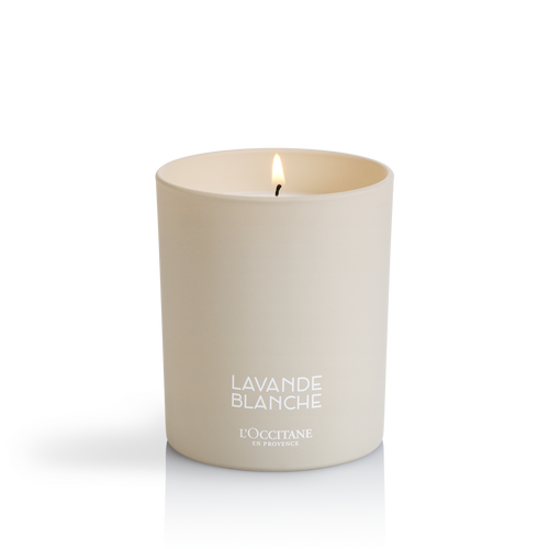 White Lavender Candle | L'Occitane Singapore White Lavender Candle | L'Occitane Singapore