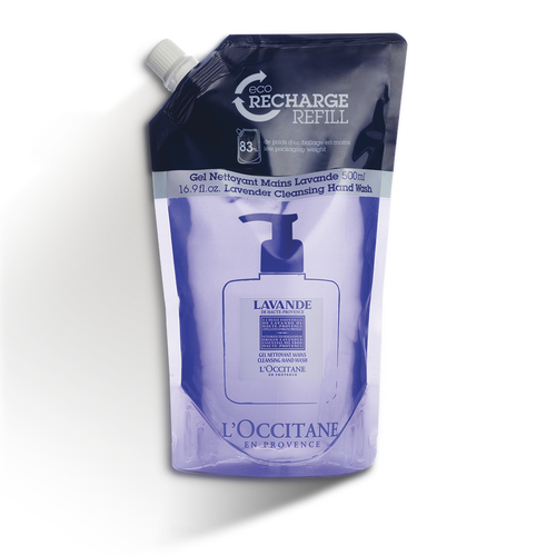 view 1/1 of Lavender Cleansing Hand Wash Eco-Refill 500 ml | L’OCCITANE Singapore
