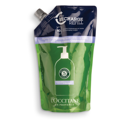 view 1/1 of Gentle & Balance Conditioner Refill 500 ml | L’OCCITANE Singapore