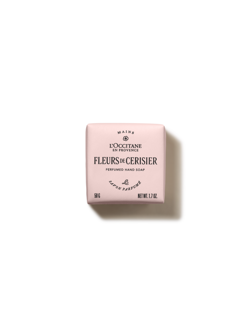 view 1/4 of Fleurs de Cerisier (Cherry Blossom) Cherry Blossom Perfumed Soap, , RECT