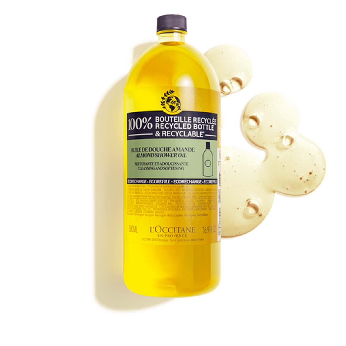 view 1/5 of Almond Shower Oil Eco-refill, , SG