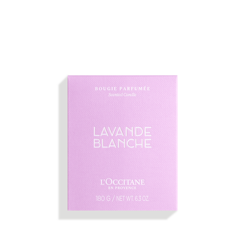 White Lavender Candle | L'Occitane Singapore White Lavender Candle | L'Occitane Singapore