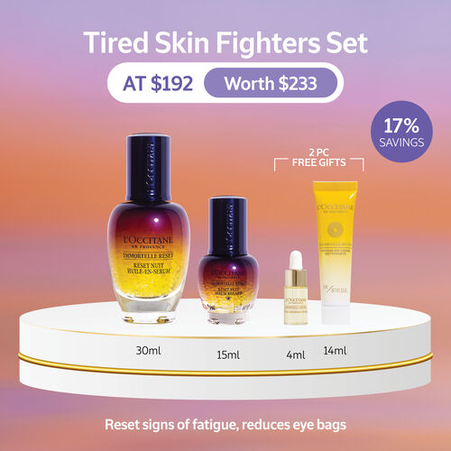 view 1/2 of Tired Skin Fighters Set  | L’OCCITANE Singapore