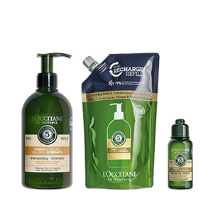 Volume & Strength Shampoo Eco-Refill Bundle  | L’Occitane en Provence