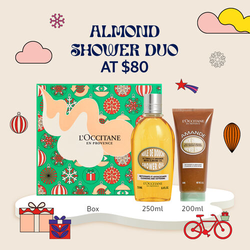 view 1/1 of Almond Shower Duo  | L’OCCITANE Singapore